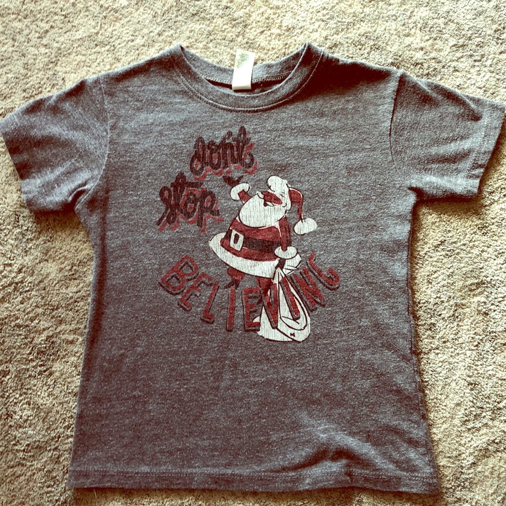 Don’t stop believing 🎅🏻 shirt